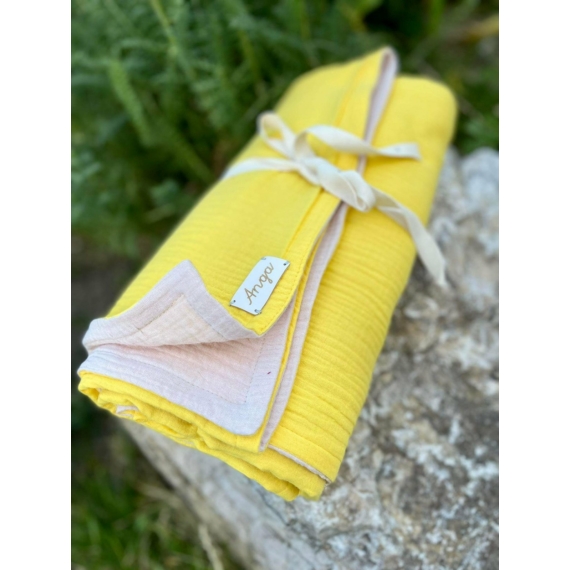 Sárga- ekrű duplagéz takaró